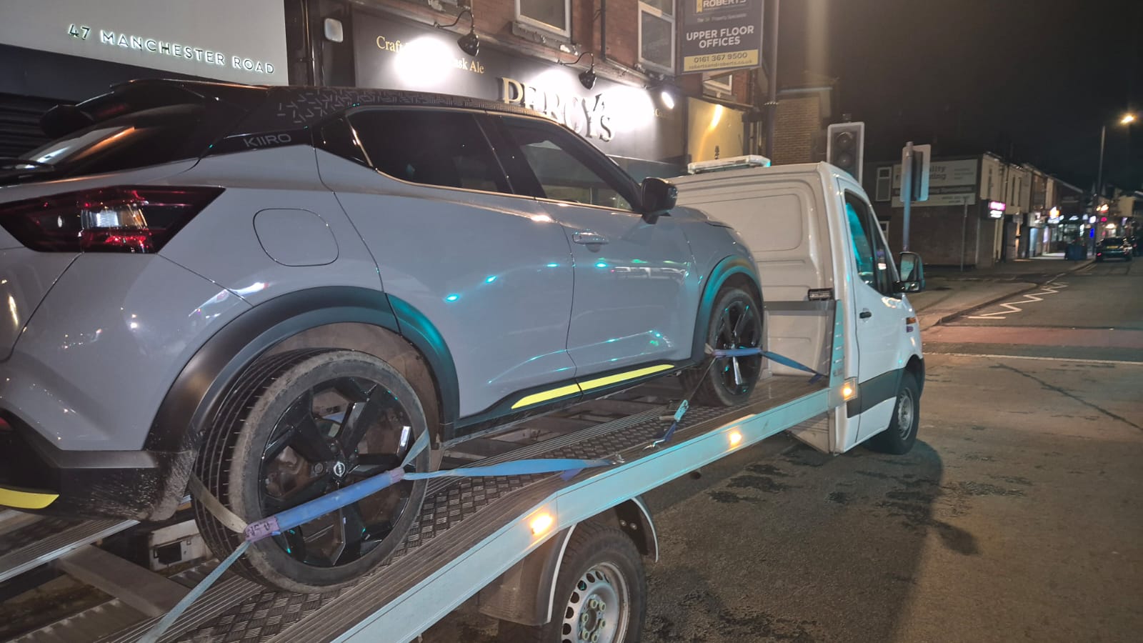 Urban vehicle recovery in Manchester